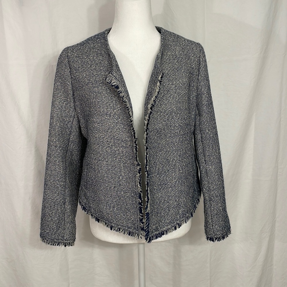 Banana Republic open-front blazer.